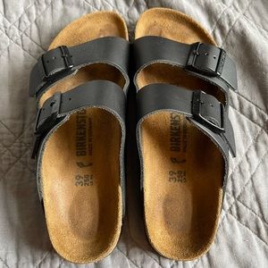 Birkenstock Arizona sandals leather black 39